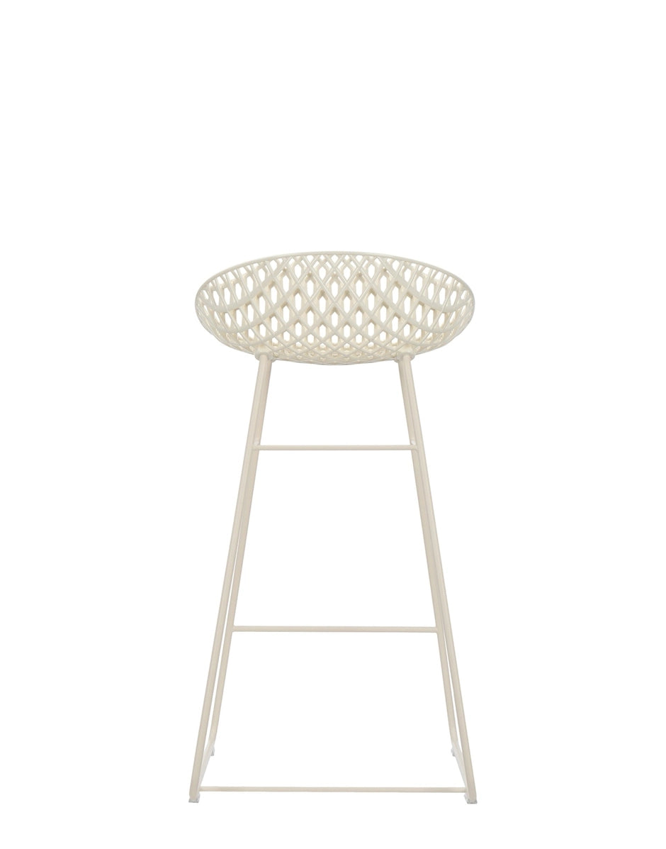 Tabouret h65 Smatrik blanc Kartell
