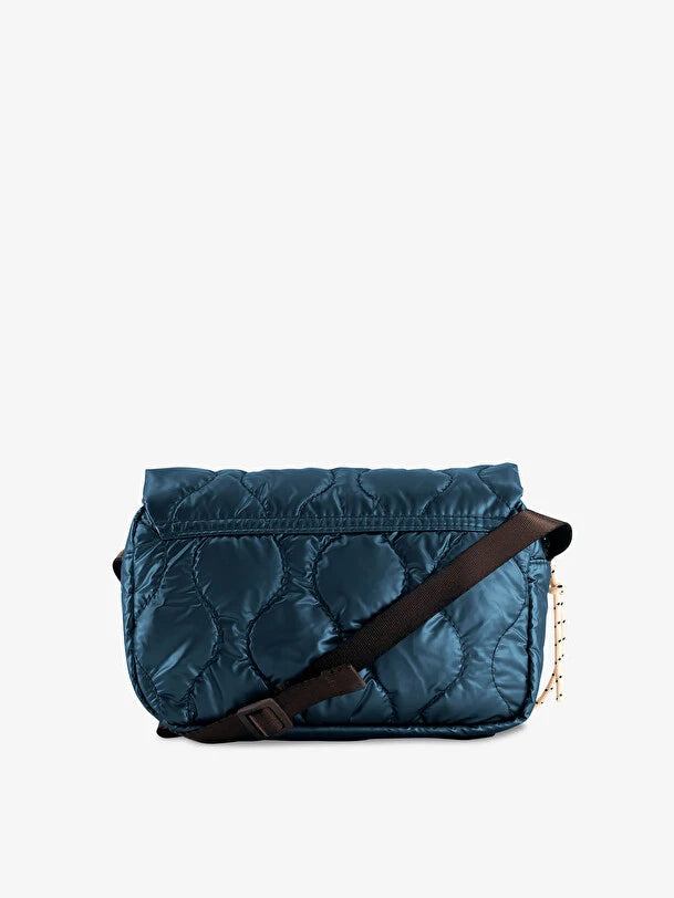 Crossbody bag shiny Bleu Bensimon