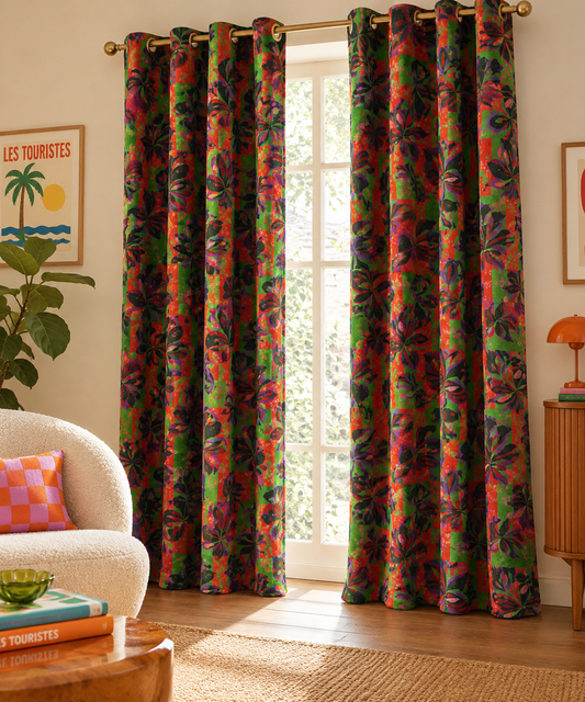 Rideaux Curtain vert Les Touristes