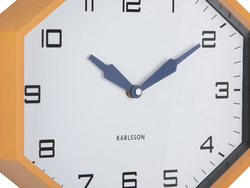 Horloge murale octogonale moderne Present Time