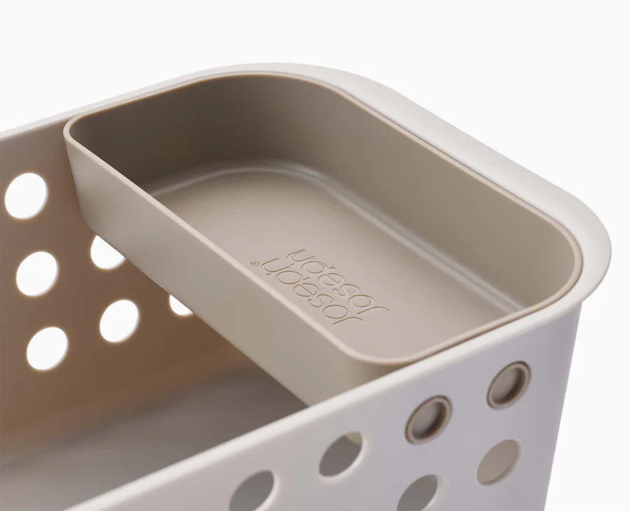 Panier de rangement de salle de bain EasyStore écru Joseph Joseph