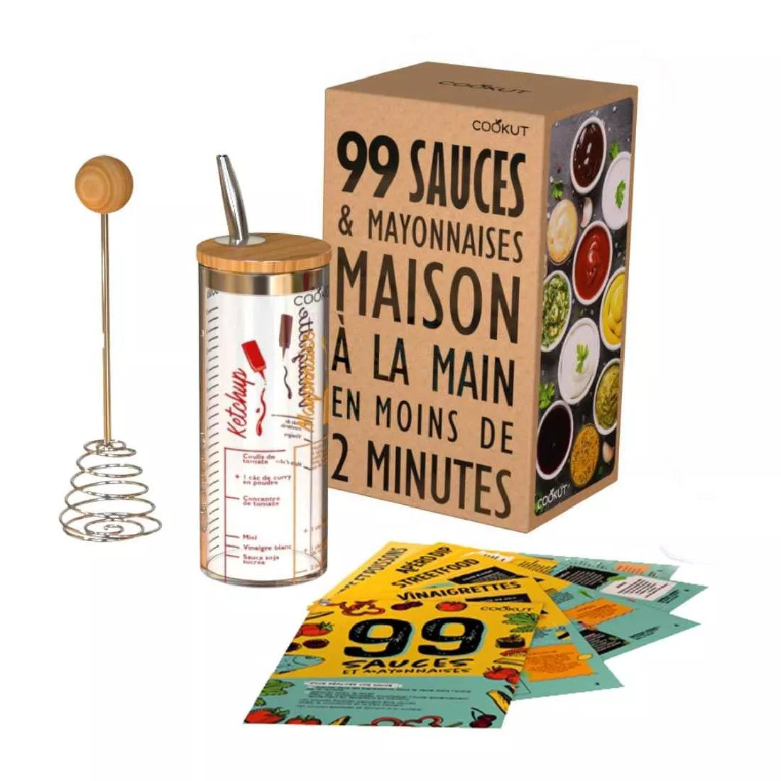 Shaker 99 sauces maison à la main Cookut