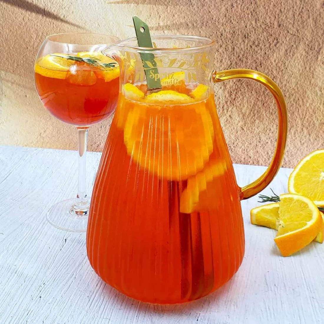 Carafe à Spritz et son mélangeur gradué Cookut