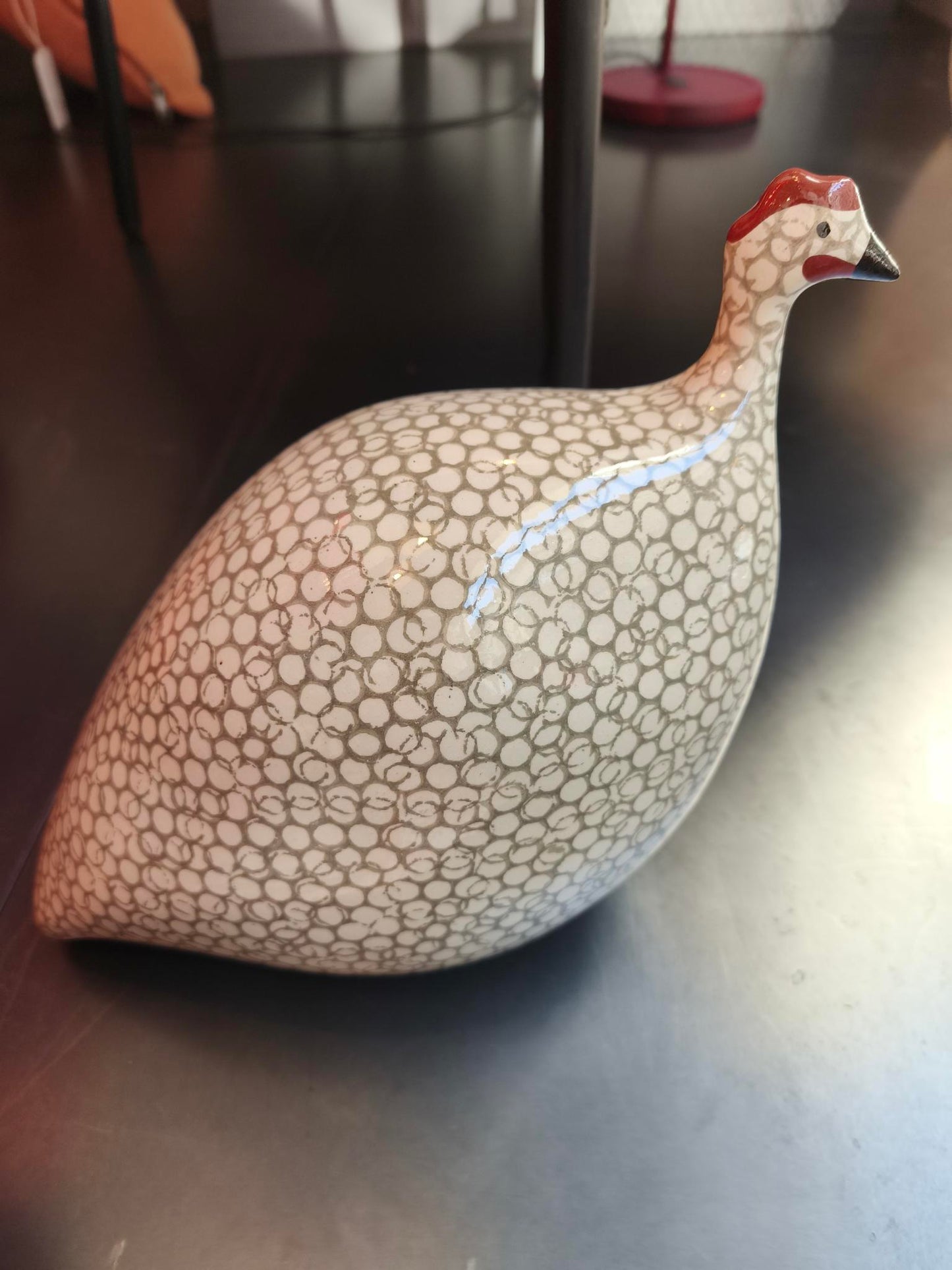Pintade en céramique de Lussan - moyen modèle