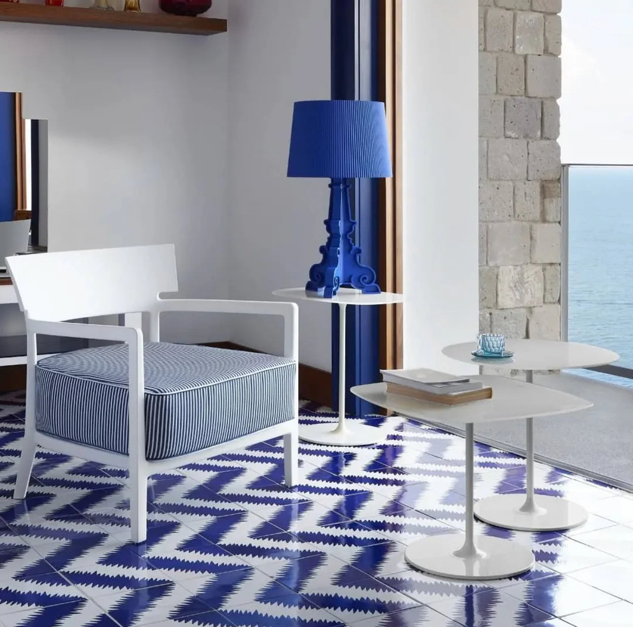 Bougie bleu clin Kartell 1