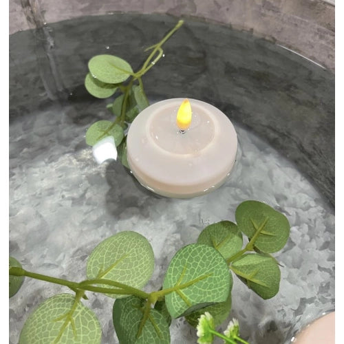 Bougie à pile en cire deluxe 10