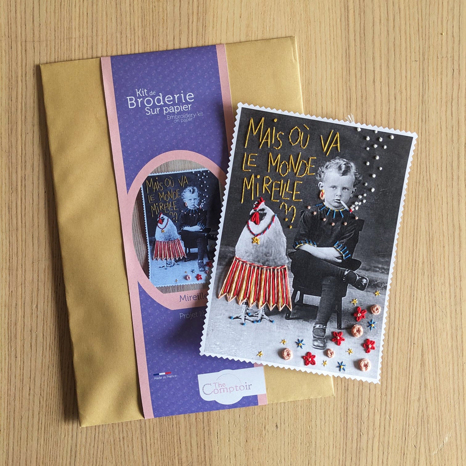 Broderie kit entreprise francaise 29