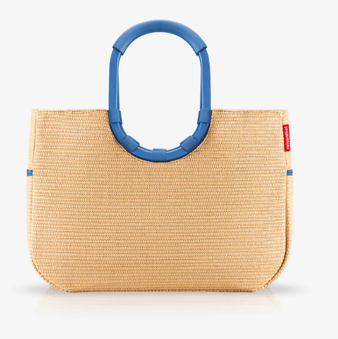Cabas Loopshopper L Raffia bleu Reisenthel 