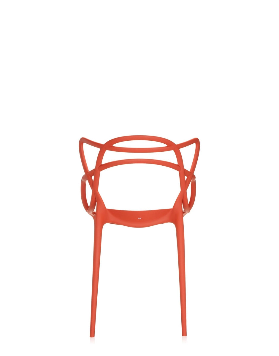 Chaise Master rouge orange Kartell