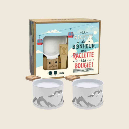 Coffret Raclette à la bougie Montagne Cookut