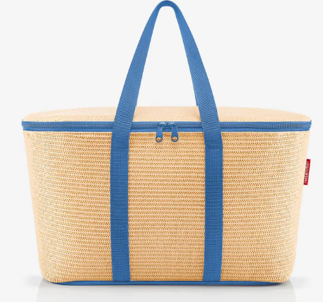 Glaciere Coolerbag Raffia bleu Reisenthel 1