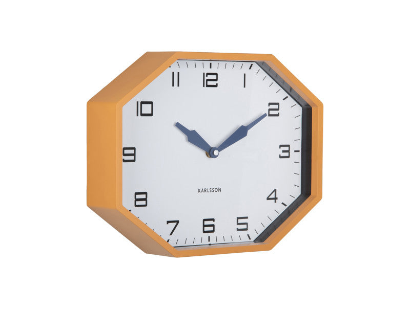 Horloge murale octogonale moderne Present time 