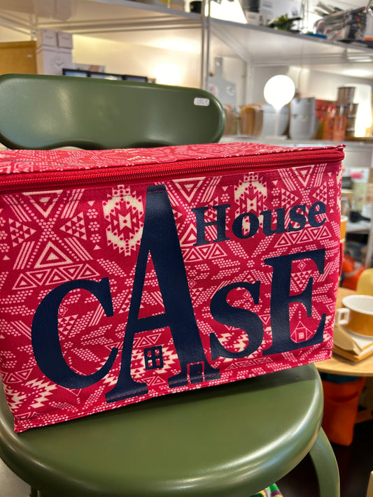 House case Print rouge S Bensimon