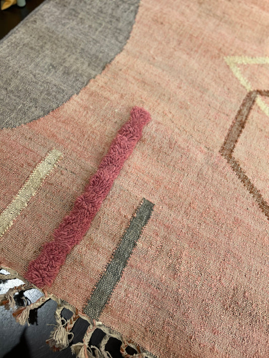 Tapis en Laine Moment Rosa Finarte