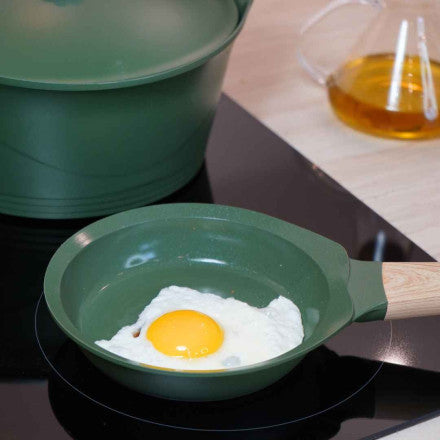 Incroyable poele Cookut verte 1