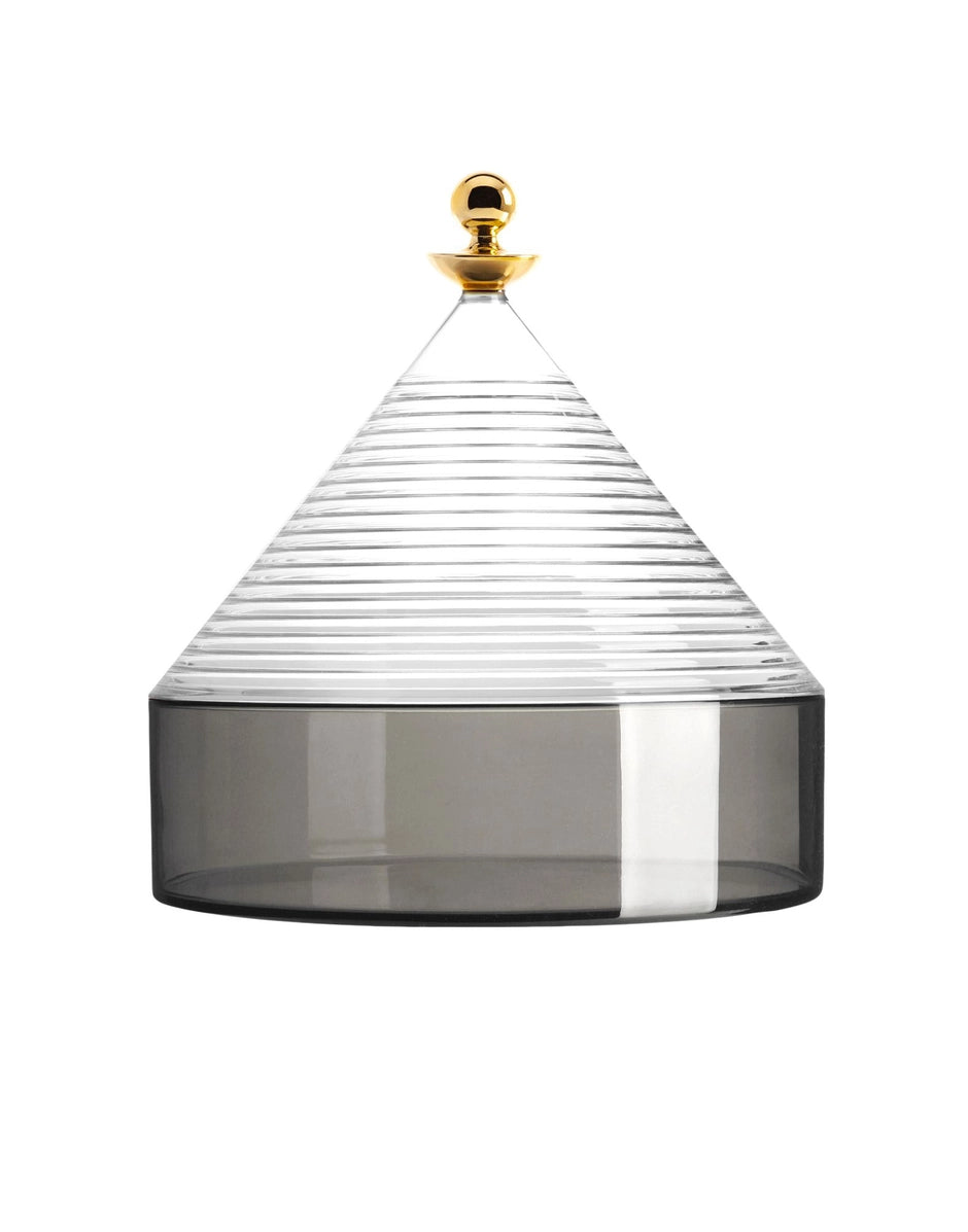 Vase Trullo Cristal et Fumé Kartell
