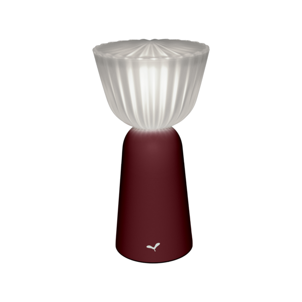 Lampe Swing cerise noir Fermob