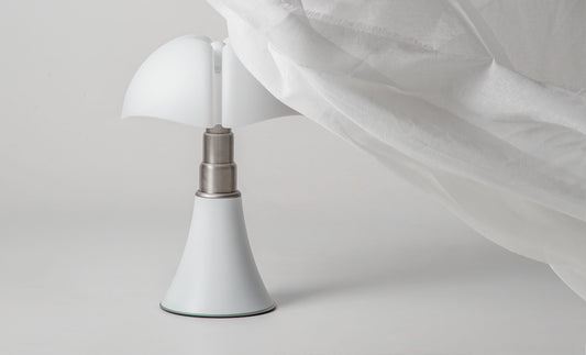Lampe de table Pipistrello blanc mat Martinelli
