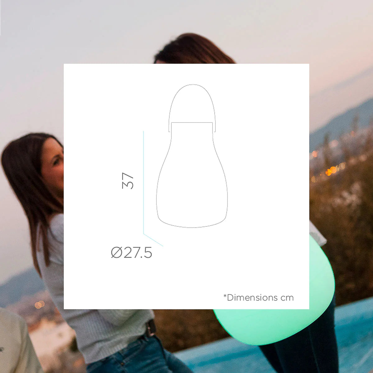 Lampe solaire et rechargeable Kurby New Garden 3