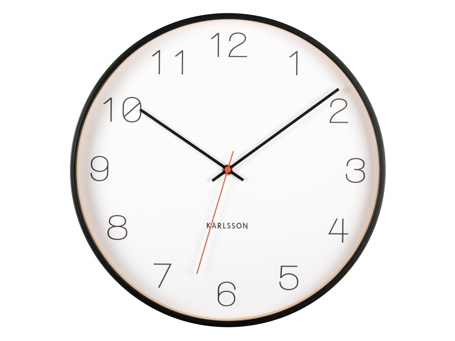 Pendule bois present time 13