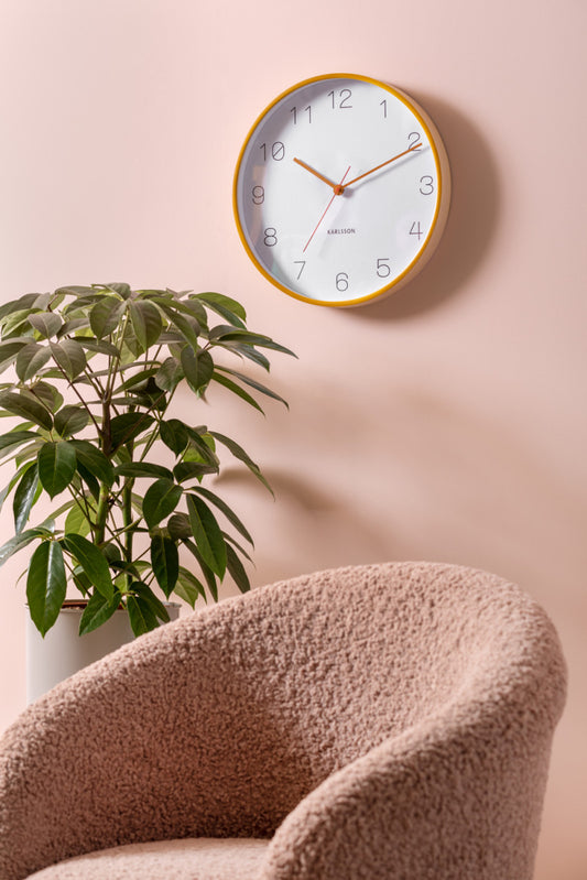 Pendule bois present time 5
