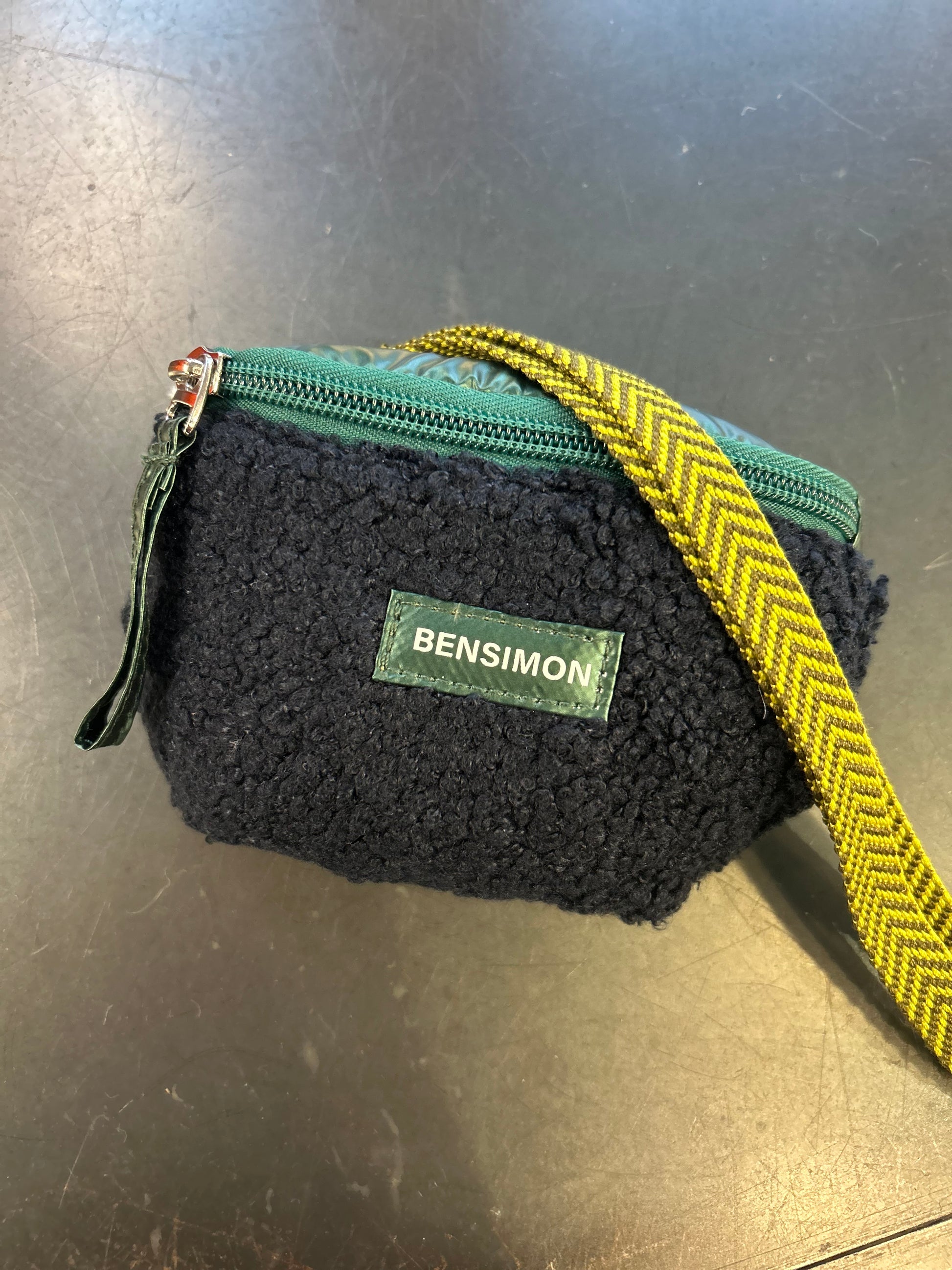 Petite trousse vert bleu Bensimon 1
