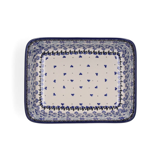 Plat à four Rectangulaire Floral Party Bunzlau Castle