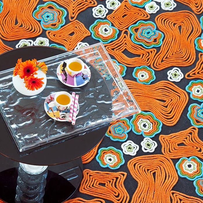 Plateau dune B4 cristal fume Kartell 3