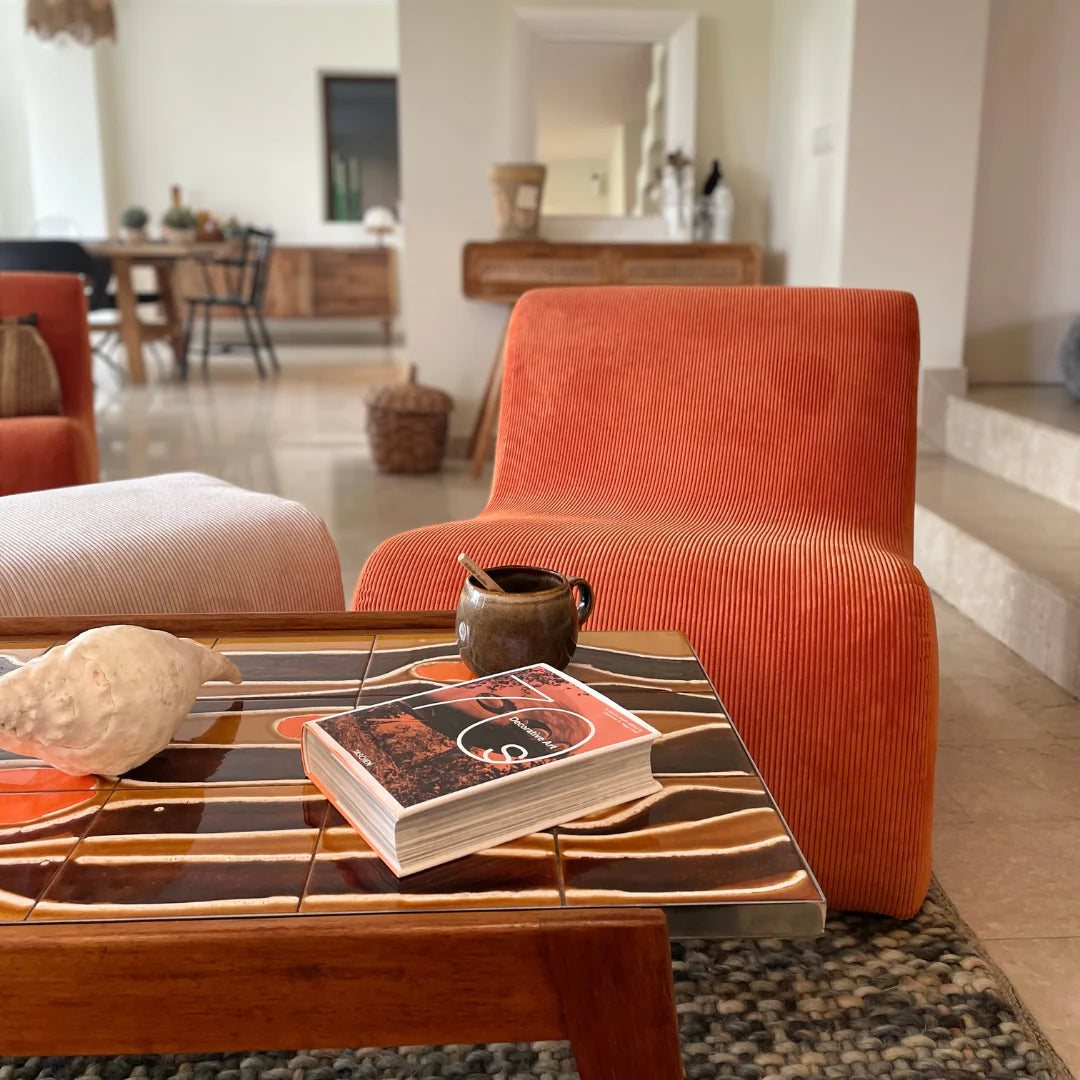 Pouf Maison Jeudi velours 12