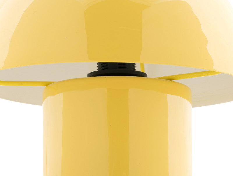 Present time lampe de table jaune