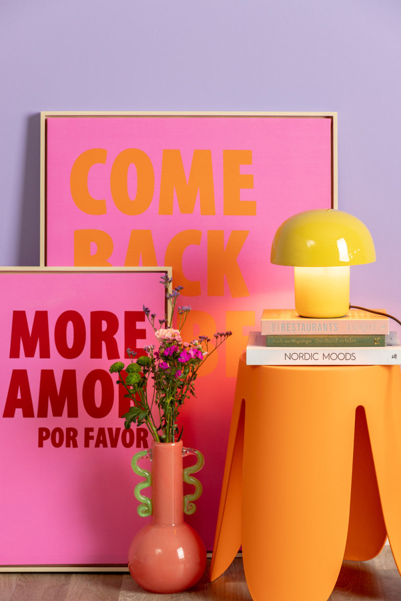 Present time lampe de table jaune 2