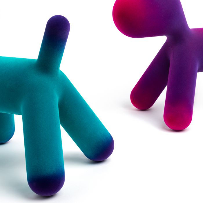 Puppy XS Bleu effet velours Magis 4