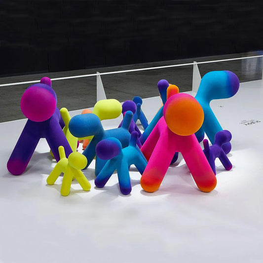 Puppy XS Multicolore effet velours Magis