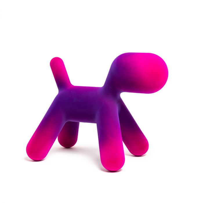 Puppy XS Violet Rose effet velours Magis