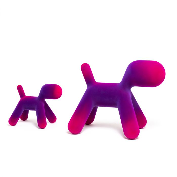 Puppy XS Violet Rose effet velours Magis 1