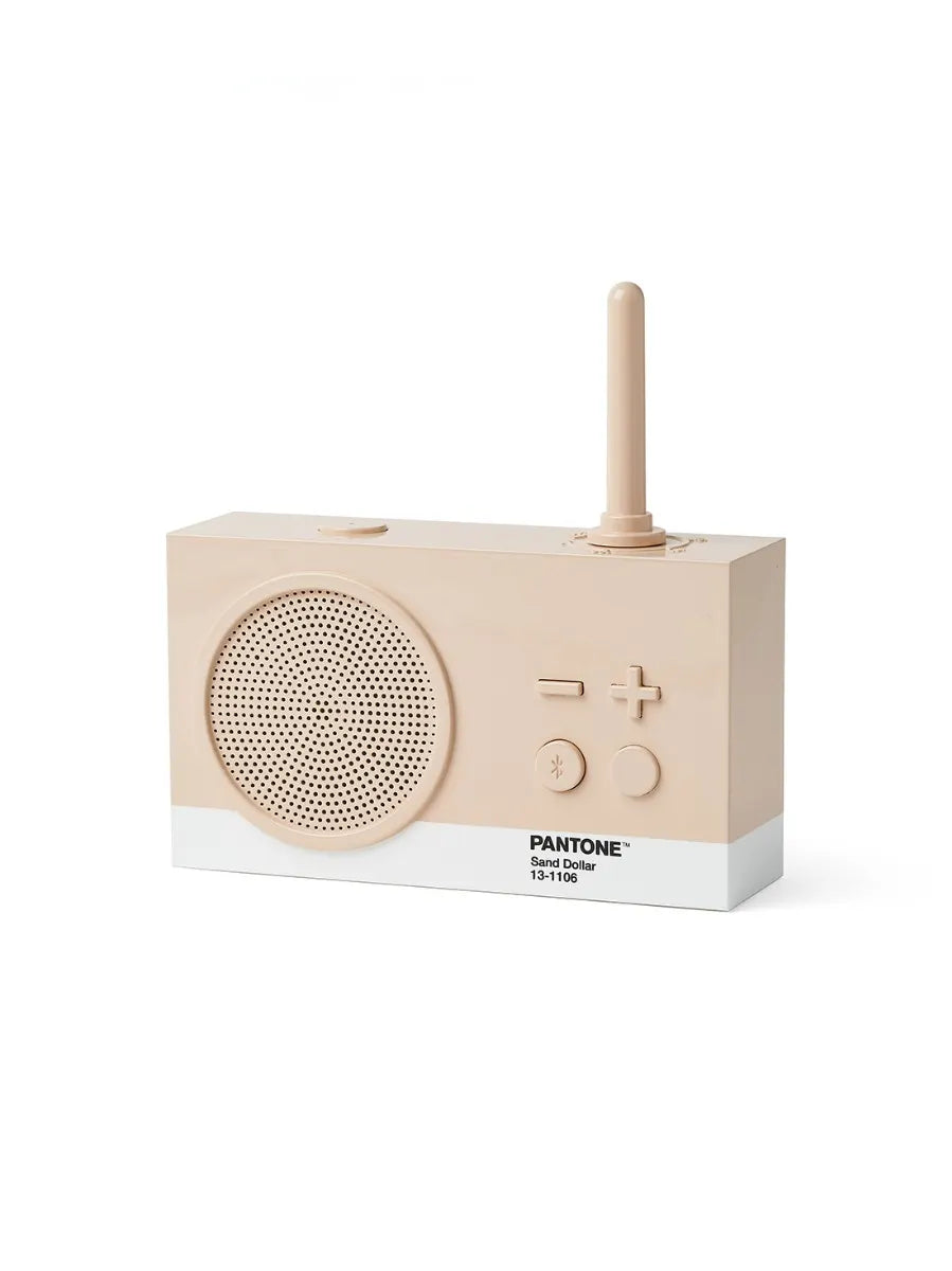 Radio enceinte Tykho 3 Lexon beige Pantone 2
