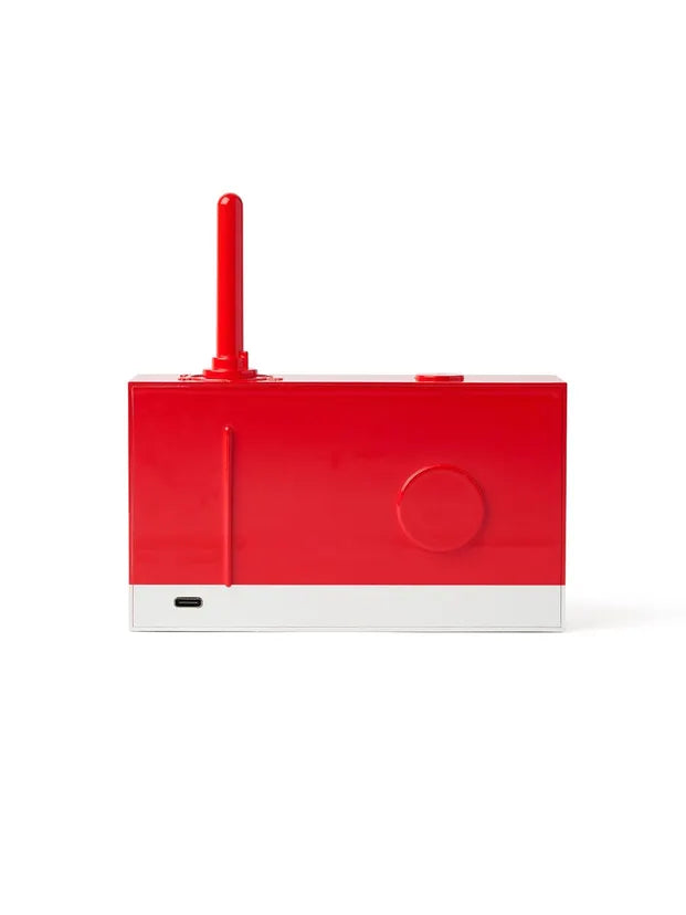 Radio enceinte Tykho 3 Lexon rouge Pantone 3