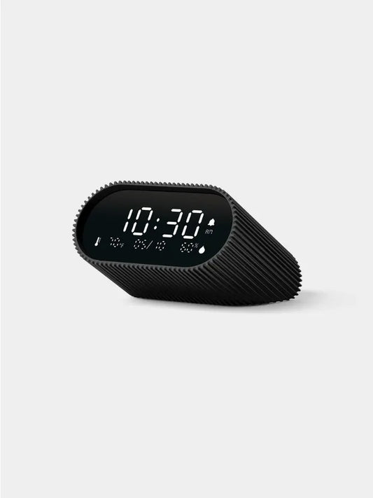 Reveil Ray Clock Noir Mat Lexon