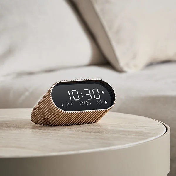 Reveil Ray Clock Noir Mat Lexon 3