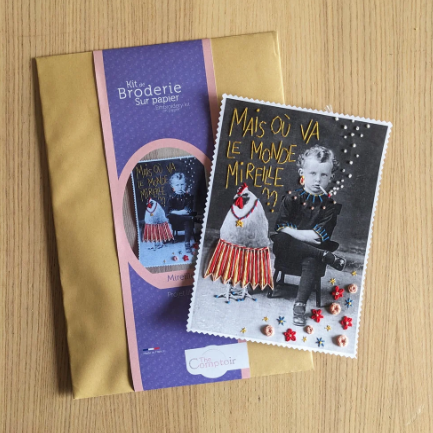 Kit broderie papier The comptoir