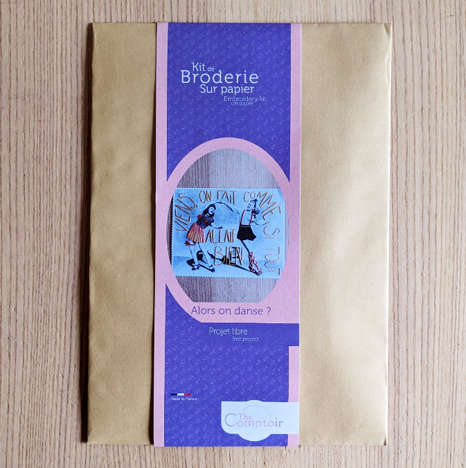 Kit broderie papier The comptoir