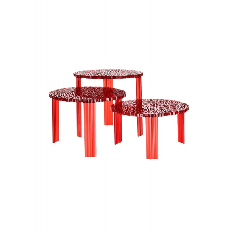 T Table Moyen modèle Rouge Kartell