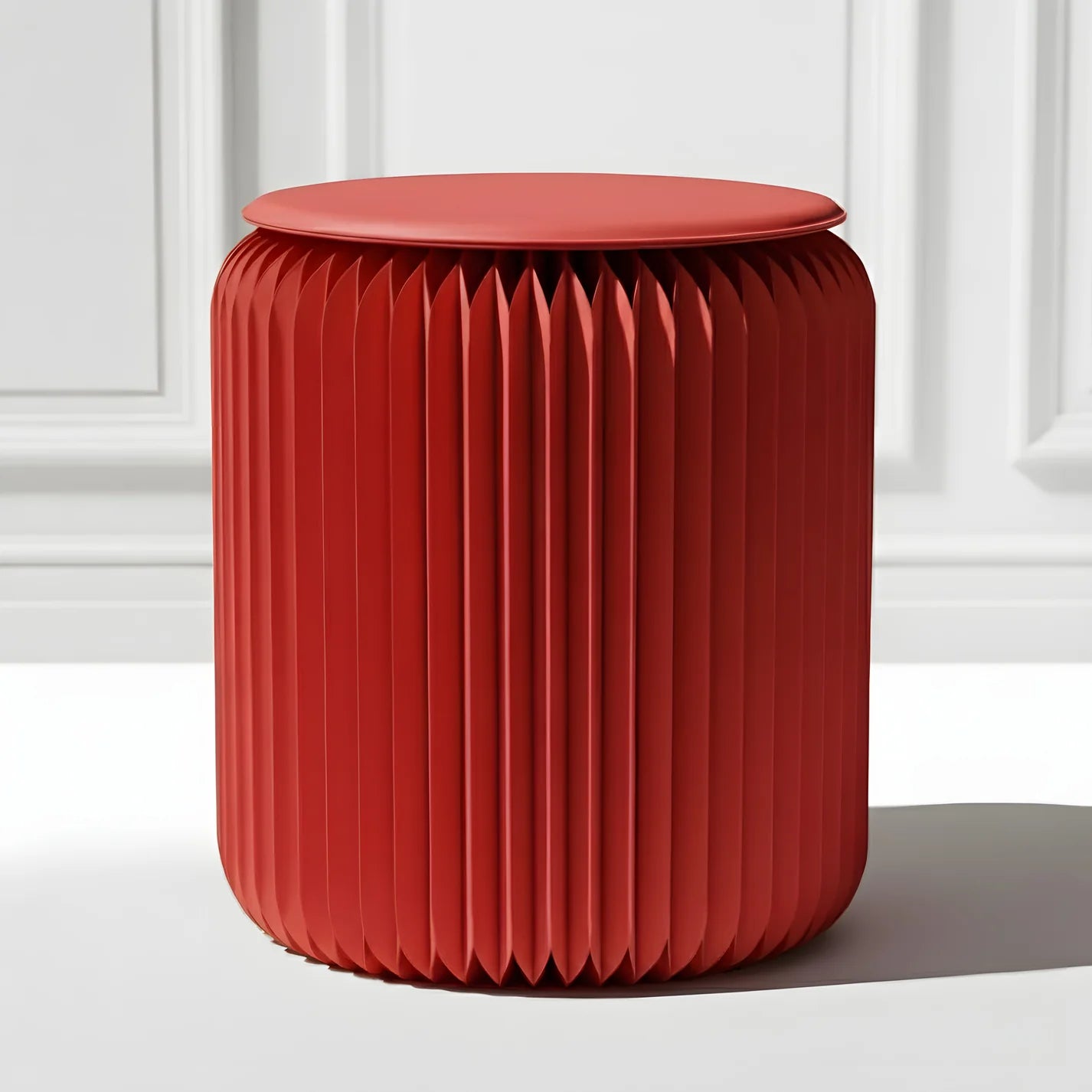 Tabouret pliable Rouge, Léon Stooly 1