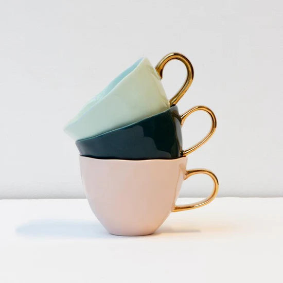 Tasse cappuccino rose doré Urban Nature Culture 1