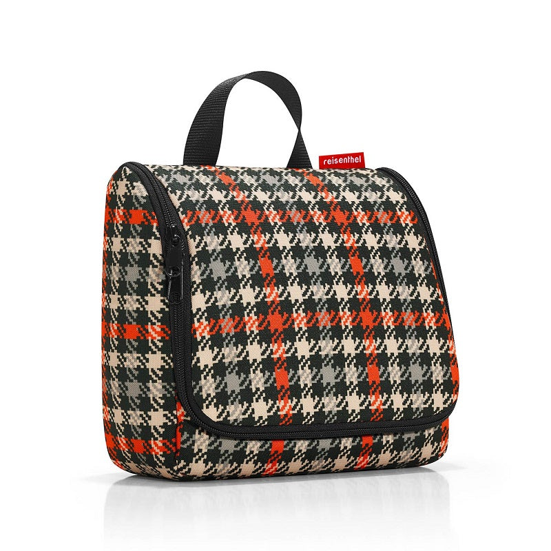 Toilet bag motifs rouge et noir Reisenthel