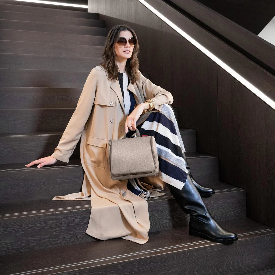 Trousse de toilette beige Reisenthel