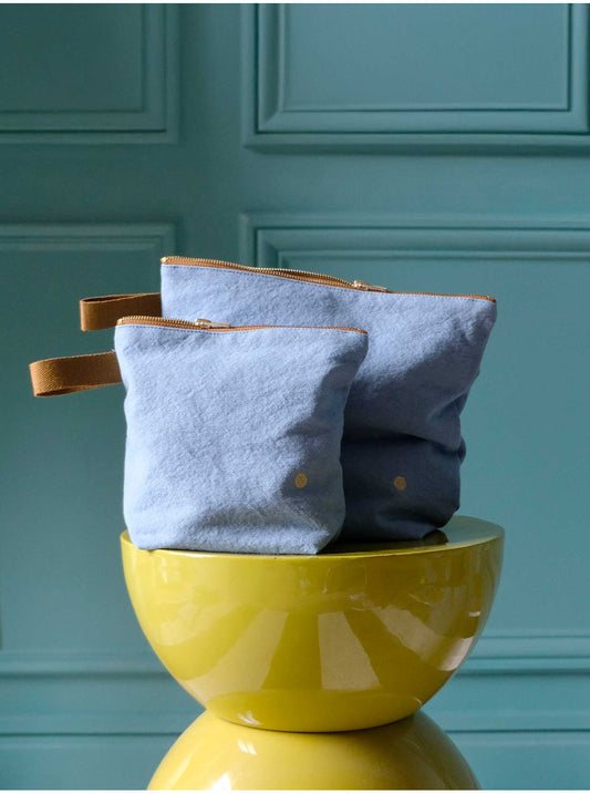 Trousse de toilette bleu La Cerise sur le Gateau