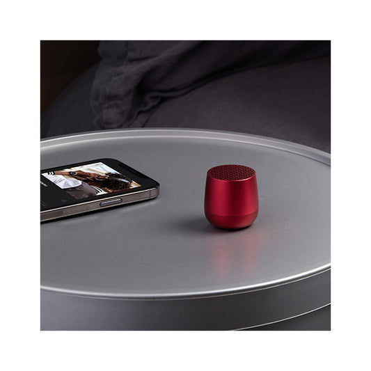 MINO + Enceinte Bluetooth® 3W rechargeable par induction Rouge