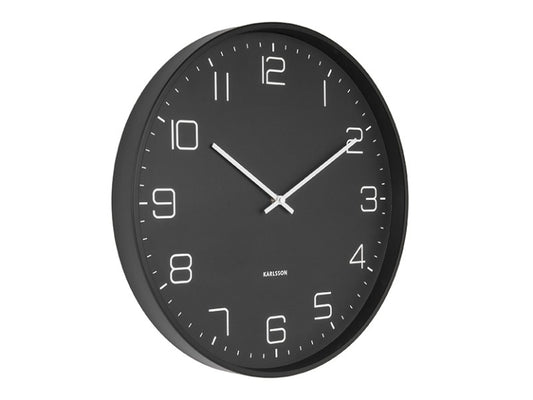 Pendule Lofty noir Present Time
