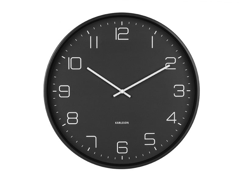 Pendule Lofty noir Present Time